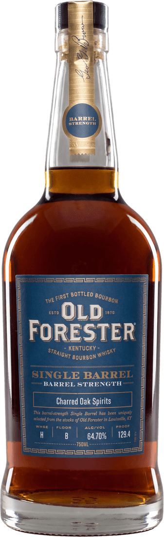Old Forester Single Barrel, Barrel Strength — Charred Oak Spirits selection