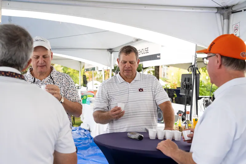 Tasters at the table