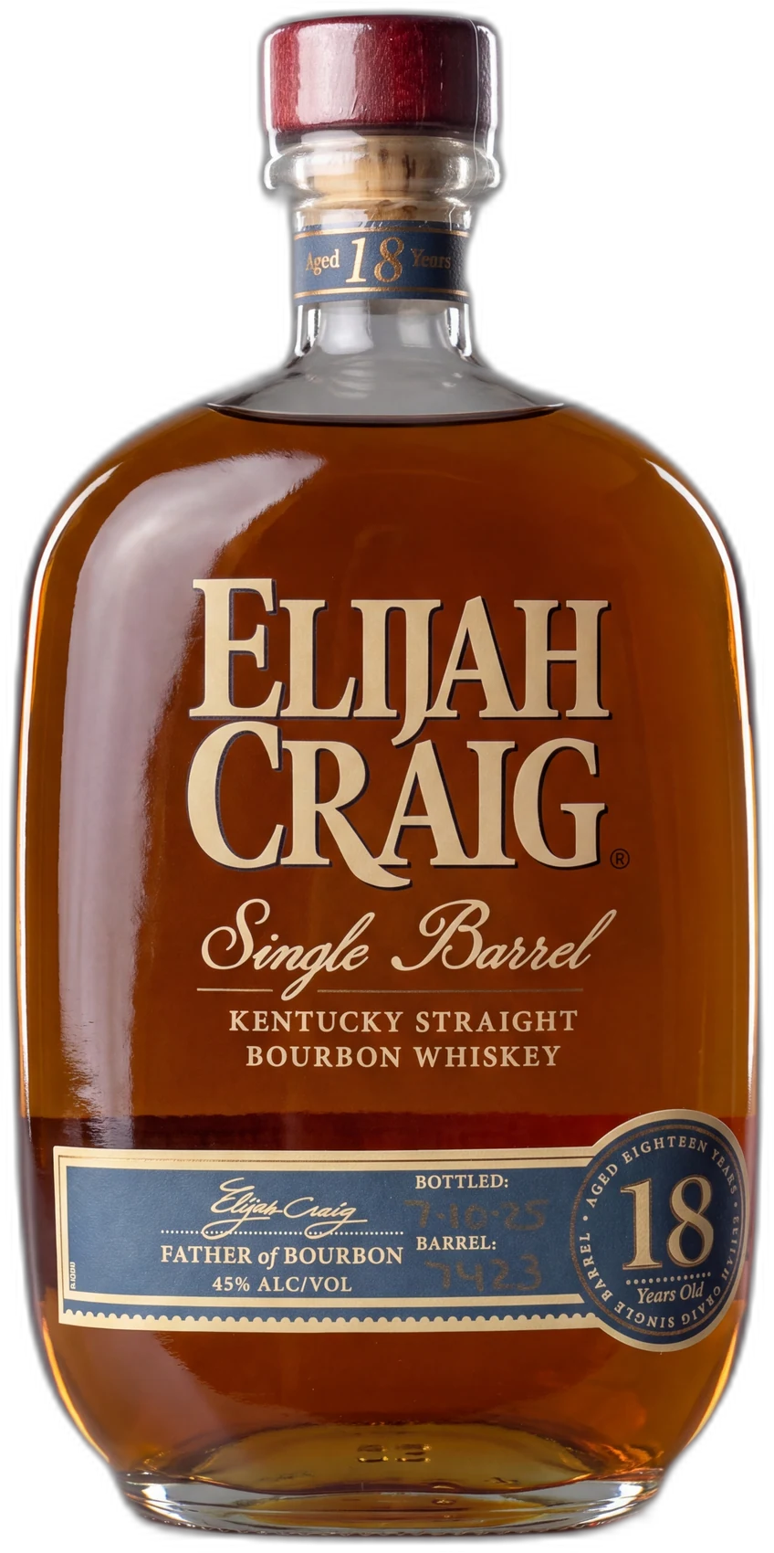 Elijah Craig Single Barrel 18 Year 750ML