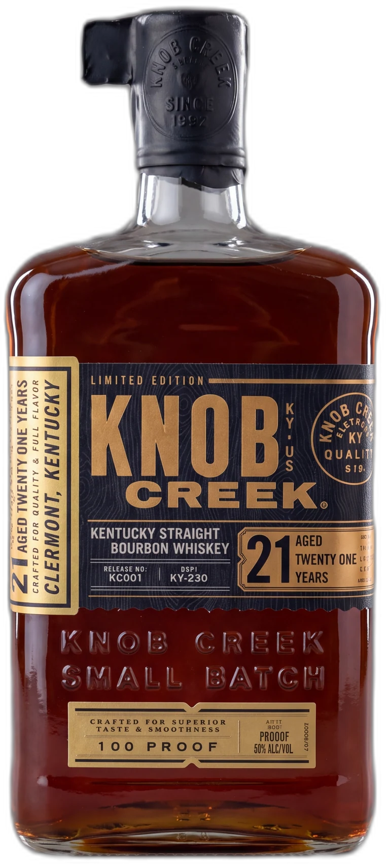Knob Creek 21 Year Old Bourbon Whiskey 750ML